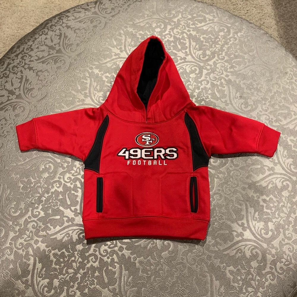 San Francisco 49er Kids NFL Team Apparel Hoodie